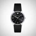 Emporio Armani AR11013 Dress Men’s Black Leather Watch