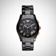 Emporio Armani AR1410 Mens Chronograph Ceramic Watch