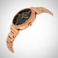 Michael Kors MK3356 Ladies Catlin Black Crystal Pave Dial Rose Gold- tone Watch