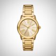 Michael Kors MK3490 Hartman Ladies’ Gold-Tone Stainless Steel Quartz Watch