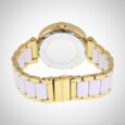 Michael Kors MK6313 Parker Ladies’ Gold-Tone and White Acetate Quartz Watch