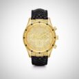 Michael Kors MK2310 Ladies Black Leather Chronograph Watch