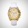 Michael Kors MK5460 Ladies’ Chronograph Gold- tone Stainless Steel Case Watch