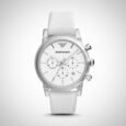 Emporio Armani AR1054 Unisex Chronograph Rubber/Plastic Watch
