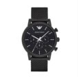 Emporio Armani AR1968 Mens Sport Black Chronograph Watch