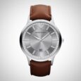Emporio Armani AR2463 Men’s RENATO Leather Brown Chronograph Watch