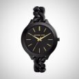 Michael Kors MK3317 Slim Runway Black Ion-plated Stainless Steel Quartz Watch