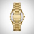 Michael Kors MK3590 Slim Runway Ladies Gold Tone Crystal Watch