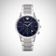 Emporio Armani AR2486 Men’s Stainless Steel and Blue Dial Watch