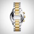 Michael Kors MK6188 Ladies Brinkley Chronograph Silver Dial Two-tone Watch