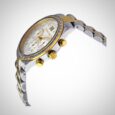Michael Kors MK6188 Ladies Brinkley Chronograph Silver Dial Two-tone Watch