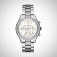 Michael Kors MK6250 Slim Runway Ladies Chronograph Silver Watch